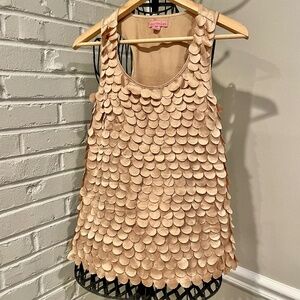 Rachelle Gold Top Size XS Sleeveless